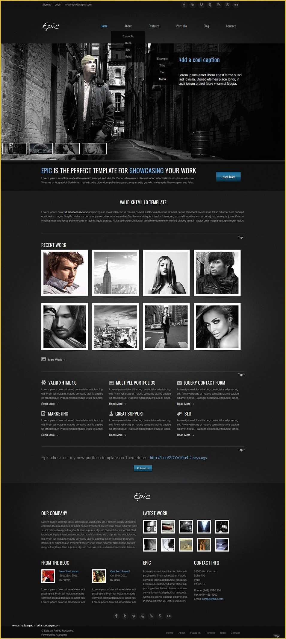 Free HTML Portfolio Templates Of 24 Best Premium Jquery Portfolio Templates for Download