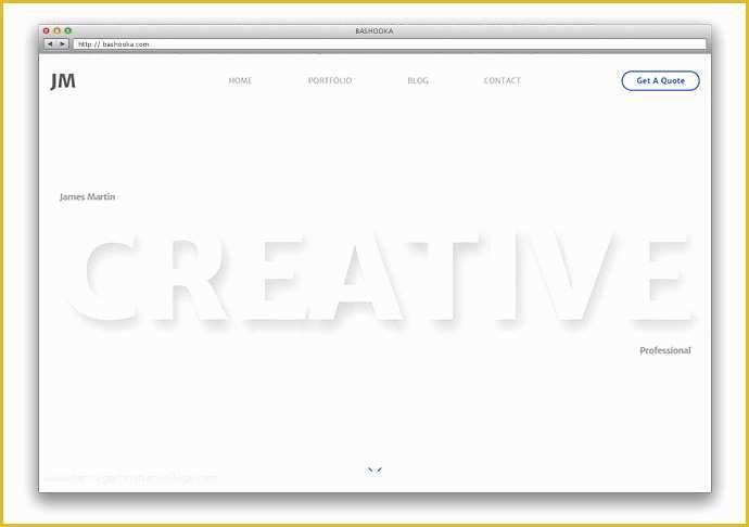 Free HTML Portfolio Templates Of 25 Free HTML Portfolio Website Templates