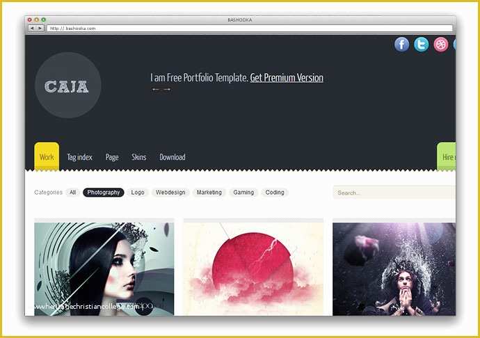 Free HTML Portfolio Templates Of 25 Free HTML Portfolio Website Templates