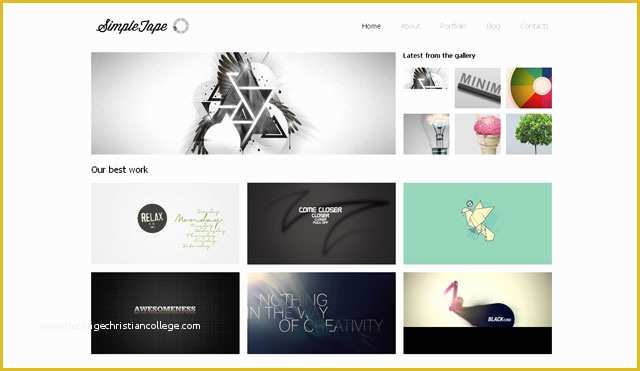 Free HTML Portfolio Templates Of 5 Free Website Design Templates – Web & Graphic Design On