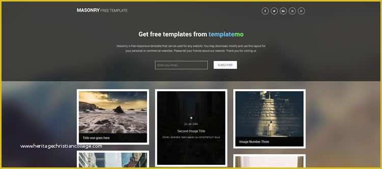 Free HTML Portfolio Templates Of 50 Free Responsive HTML5 Web Templates for 2019