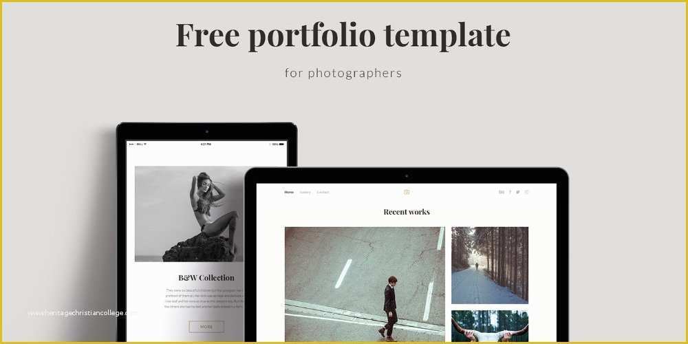 Free HTML Portfolio Templates Of Free Web Templates From 2019 Css Author