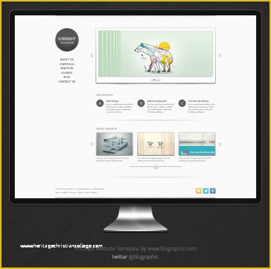 Free HTML Portfolio Templates Of Graphic Web and Ui Design Freebies Of the Week No 14