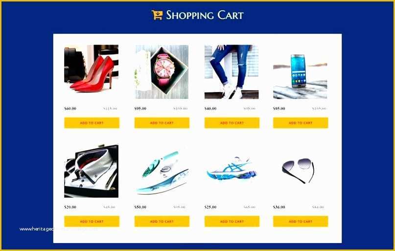 Free HTML Shopping Cart Template Of 6 Responsive HTML Css Vorlage Vorlagen123 Vorlagen123