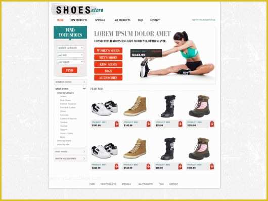 Free HTML Shopping Cart Template Of Free Shopping Cart Website Template