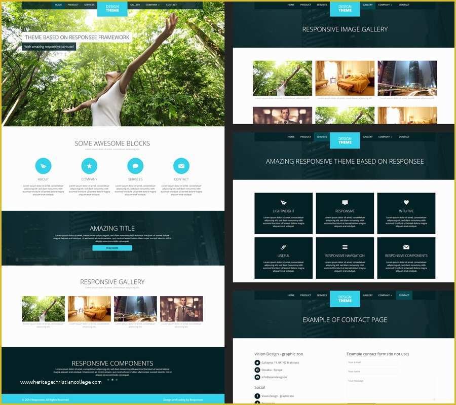 Free HTML Templates Responsive Of 15 Free Amazing Responsive Business Website Templates