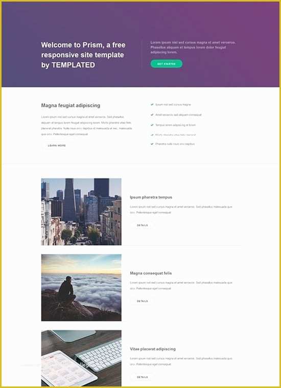 Free HTML Templates Responsive Of 50 Free Responsive Css3 HTML5 Website Templates