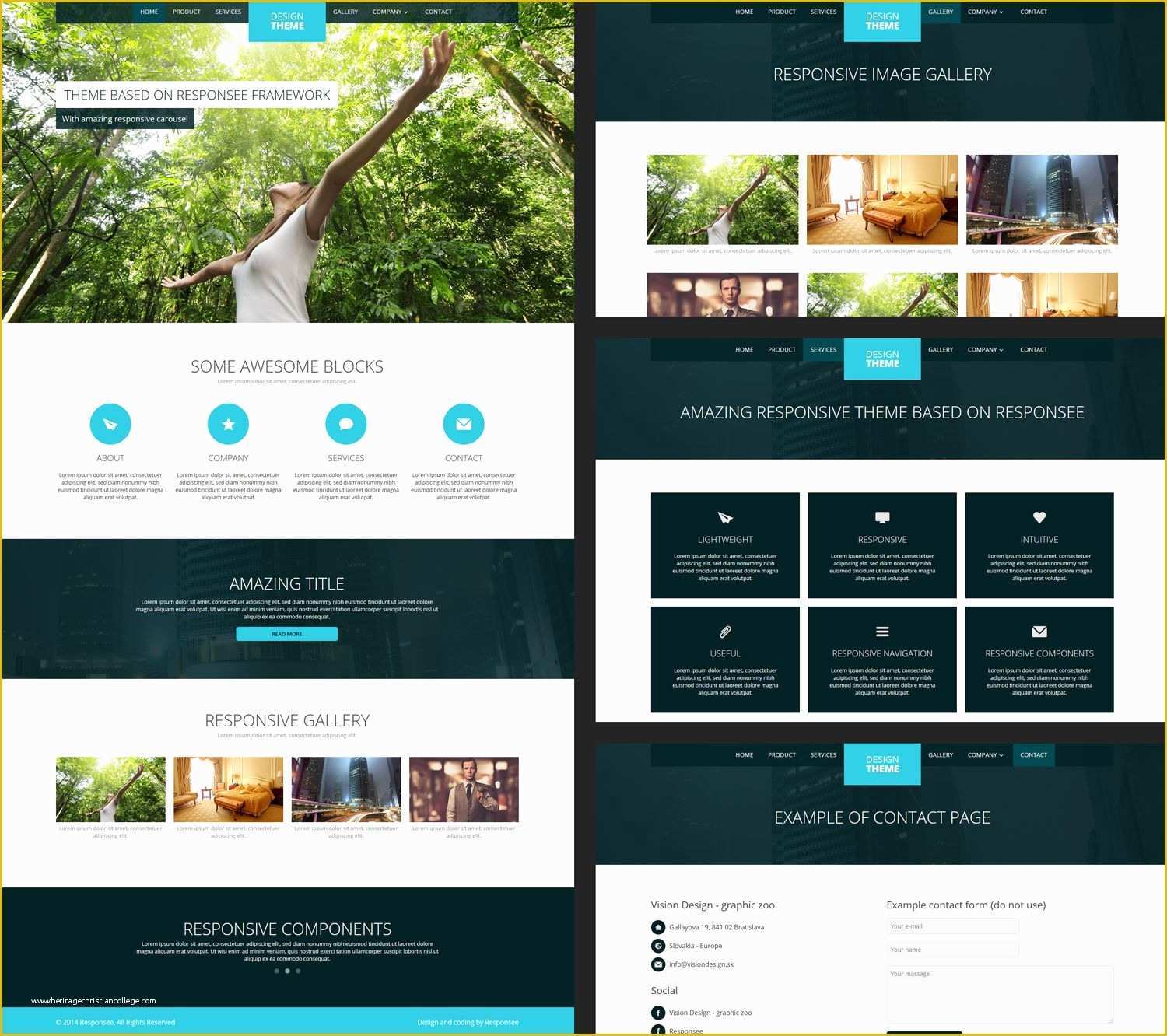 Free HTML Templates Responsive Of Free Responsive Design Template