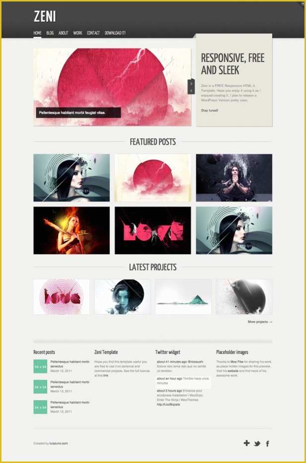 Free HTML Templates Responsive Of Responsive Psd Web Templates 25 Free Templates