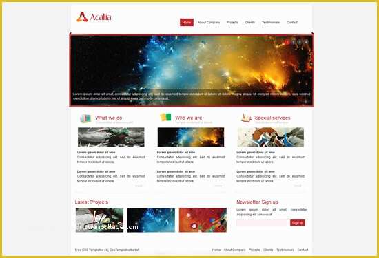 Free HTML Web Templates Of Free HTML5 and Css3 Templates 4