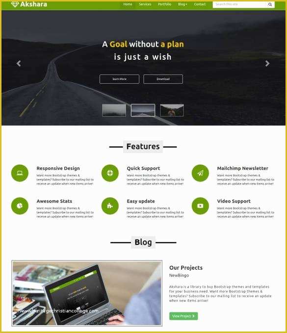 Free HTML Website Templates Of 23 Responsive HTML5 themes & Templates