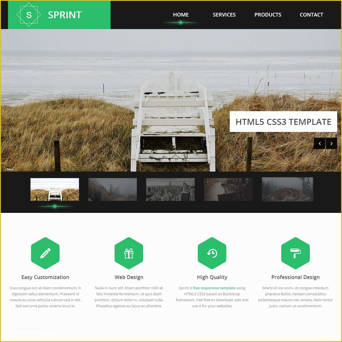 Free HTML5 Css3 Website Templates Of 30 Latest Free Responsive HTML5 Css3 Site Templates