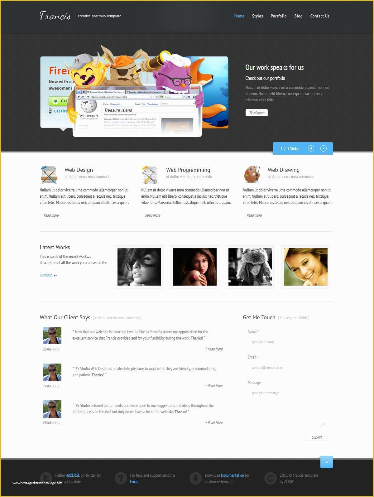 Free HTML5 Css3 Website Templates Of HTML5 Templates Free