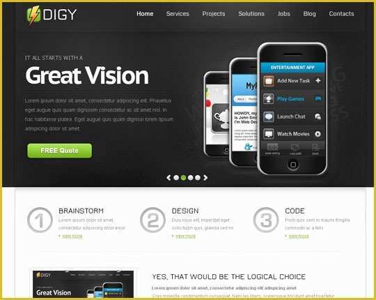 Free HTML5 Responsive Templates Of 100 Absolutely Free Responsive HTML5 Css3 Website