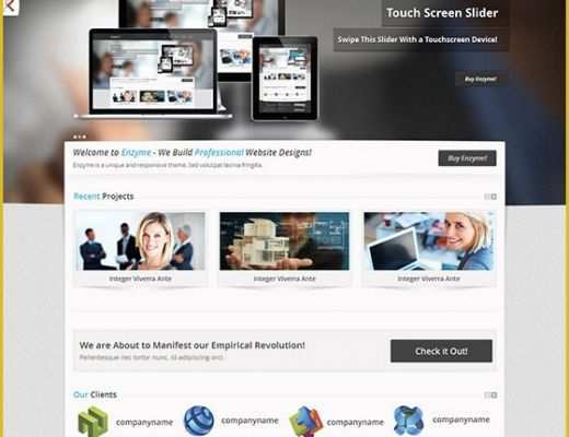 Free HTML5 Responsive Templates Of 45 Free Responsive HTML5 Templates