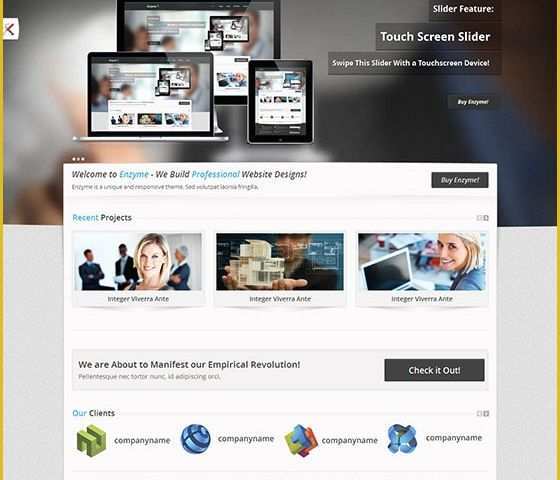 Free HTML5 Responsive Templates Of 45 Free Responsive HTML5 Templates