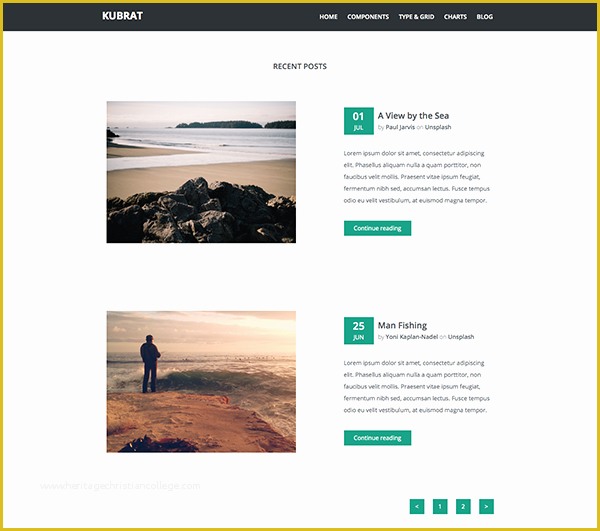 Free HTML5 Responsive Templates Of Kubrat Free HTML5 Responsive Template