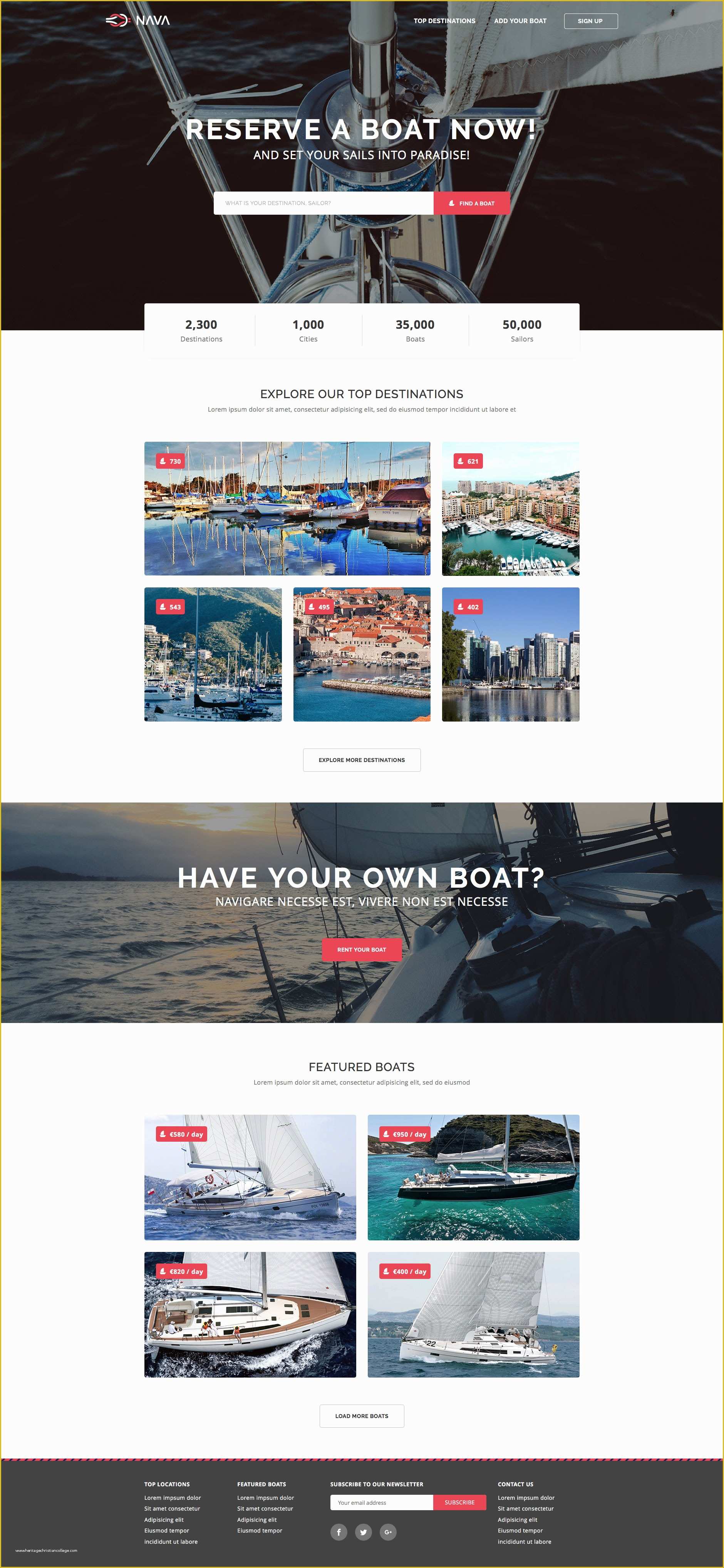 Free HTML5 Responsive Templates Of Nava Free Responsive HTML5 Bootstrap Template