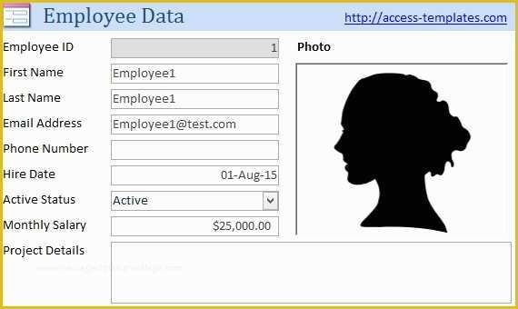 Free Human Resources Access Database Template Of Access Database Templates Of Hr software for Small