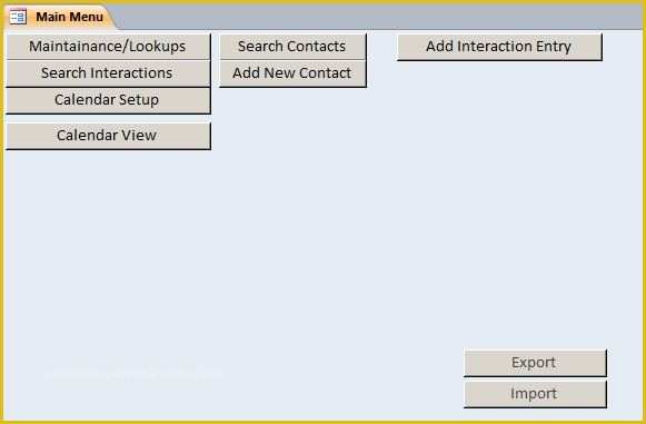 Free Human Resources Access Database Template Of Microsoft Access Call Tracker Tutorial