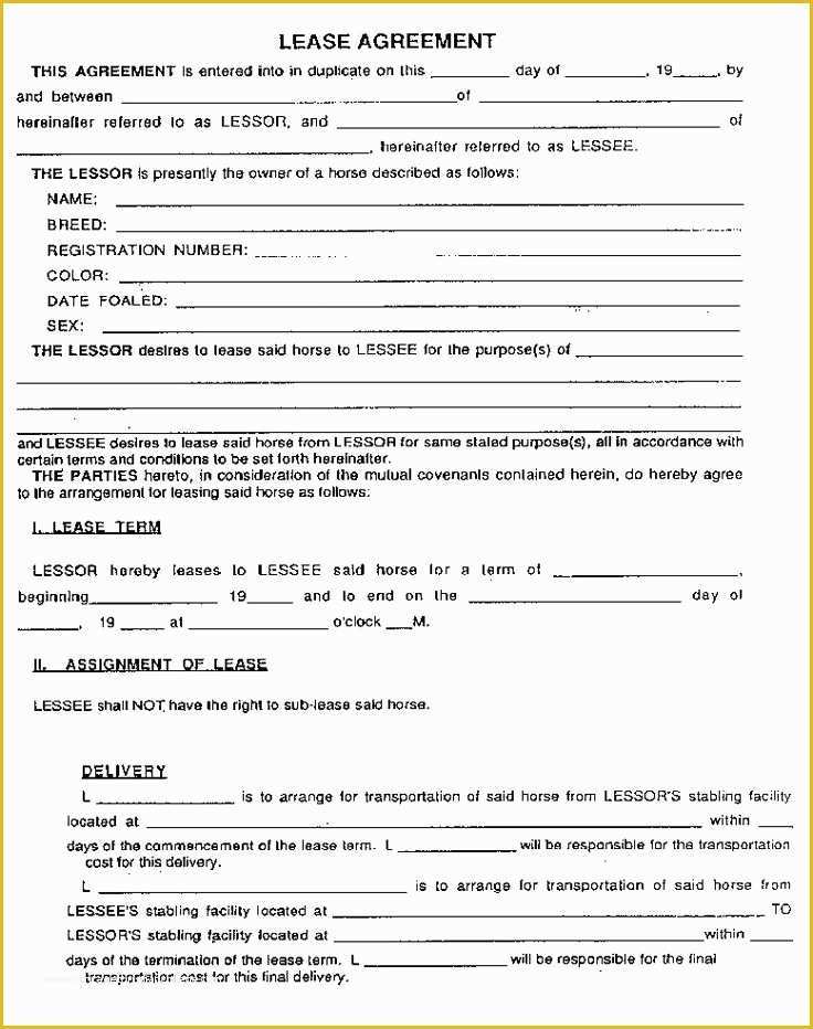 Free Hunting Lease Agreement Template Of 8 Best Lease Agreements Images On Pinterest