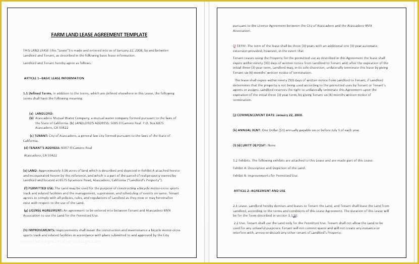 Free Hunting Lease Agreement Template Of Free Hunting Lease Agreement Template original