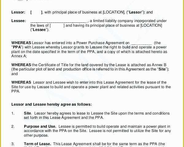 Free Hunting Lease Agreement Template Of Hunting Lease Template Land Lease Template 7 Free Word