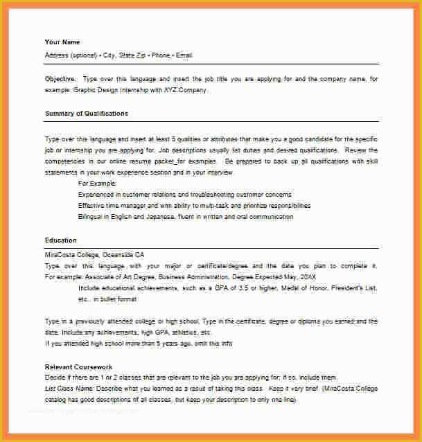 Free Hybrid Resume Template Word Of 6 Hybrid Resume Template