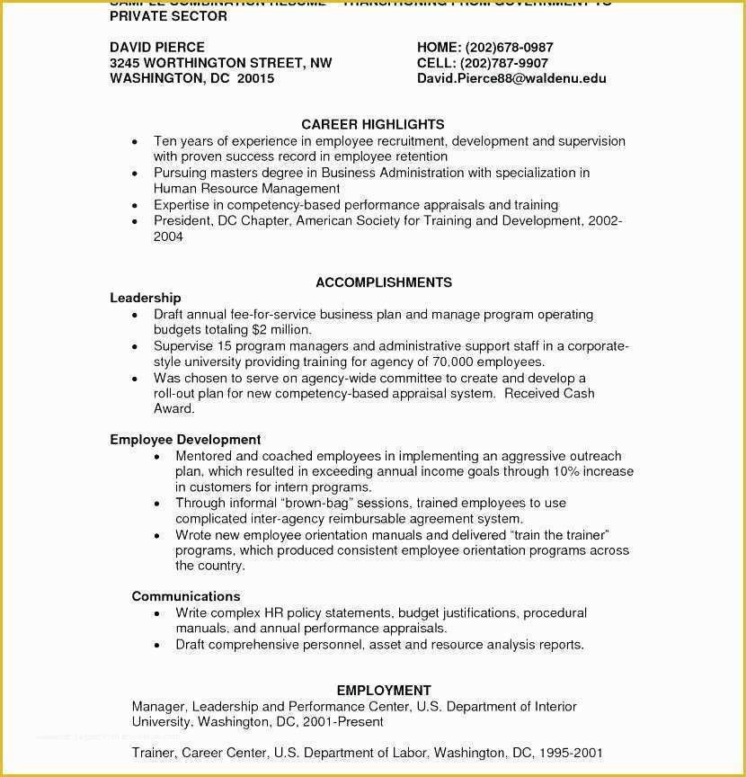 Free Hybrid Resume Template Word Of Hybrid Resume Examples Hybrid Resume Example Remarkable