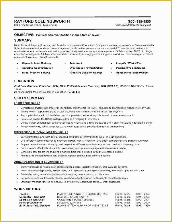 Free Hybrid Resume Template Word Of Hybrid Resume Template Executive Word Simple Free