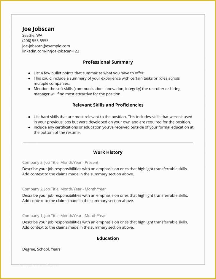 Free Hybrid Resume Template Word Of Resume and Template Hybrid Resume Template Cover Letter