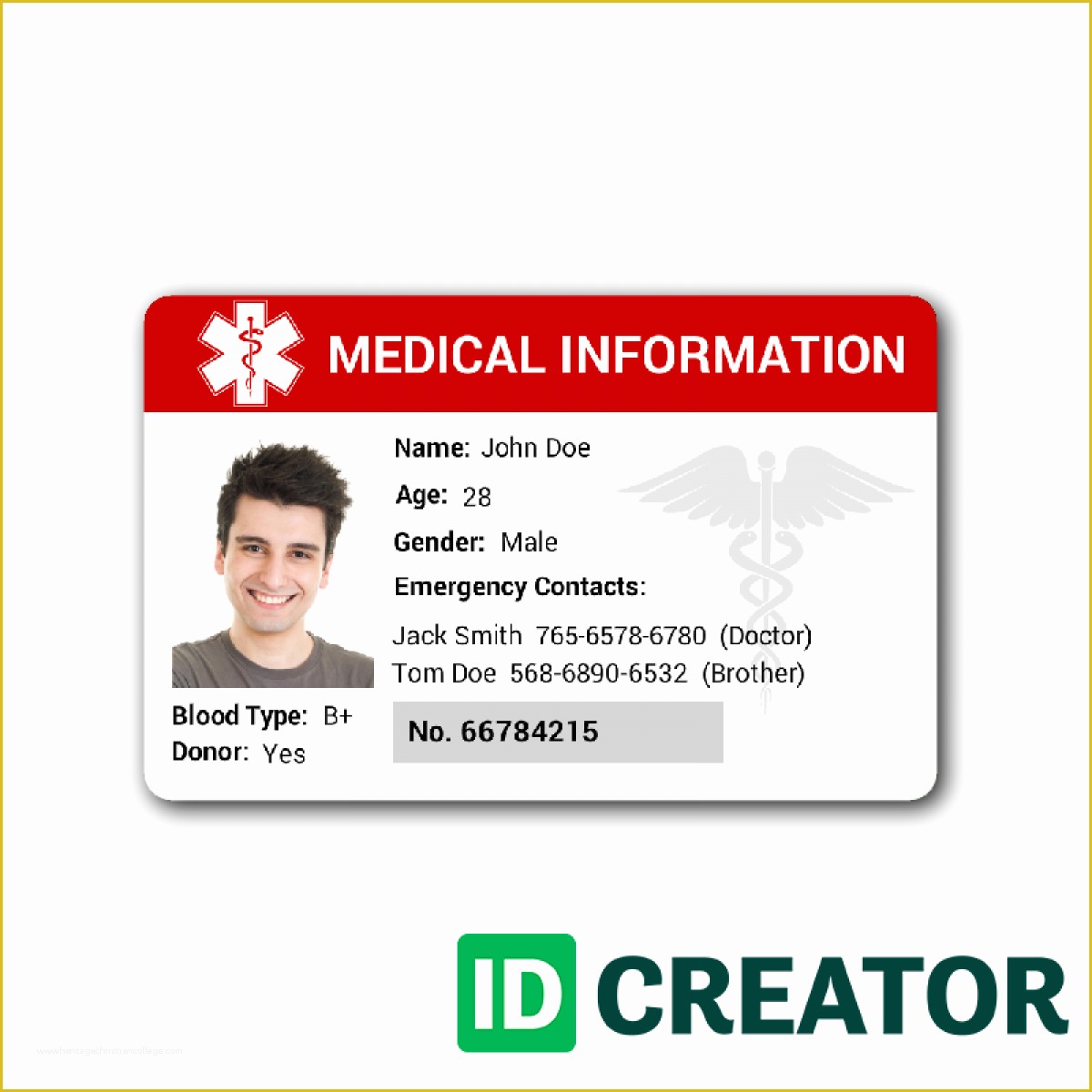 Free Id Badge Template Of Id Card Template
