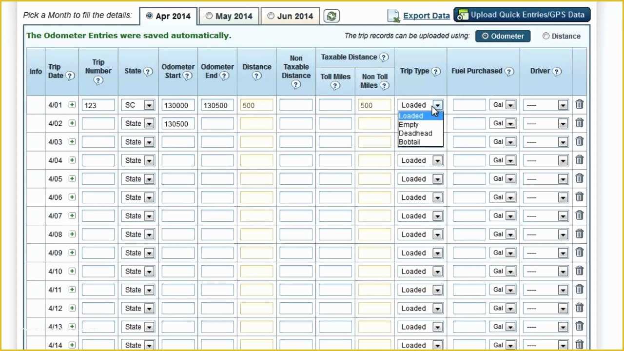 Free ifta Excel Template Of ifta Overview