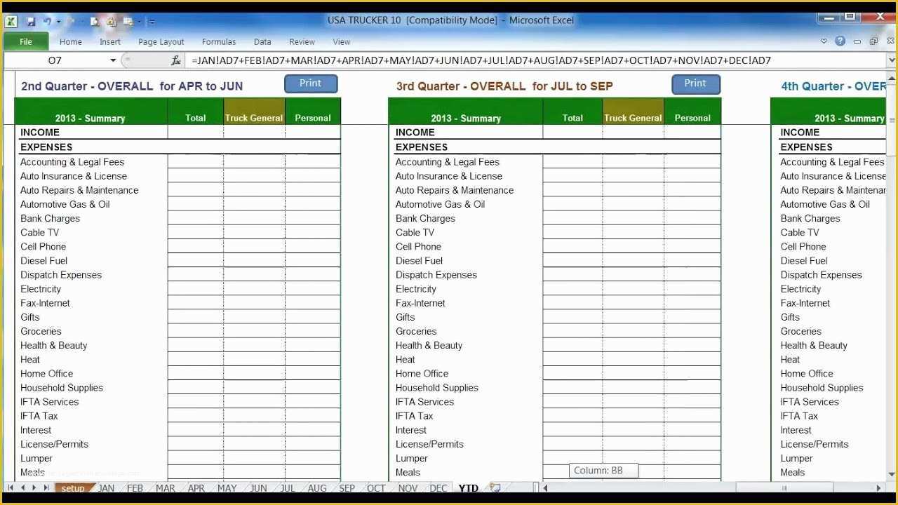Free ifta Excel Template Of ifta Spreadsheet Mileage Tracker Template Excel Best