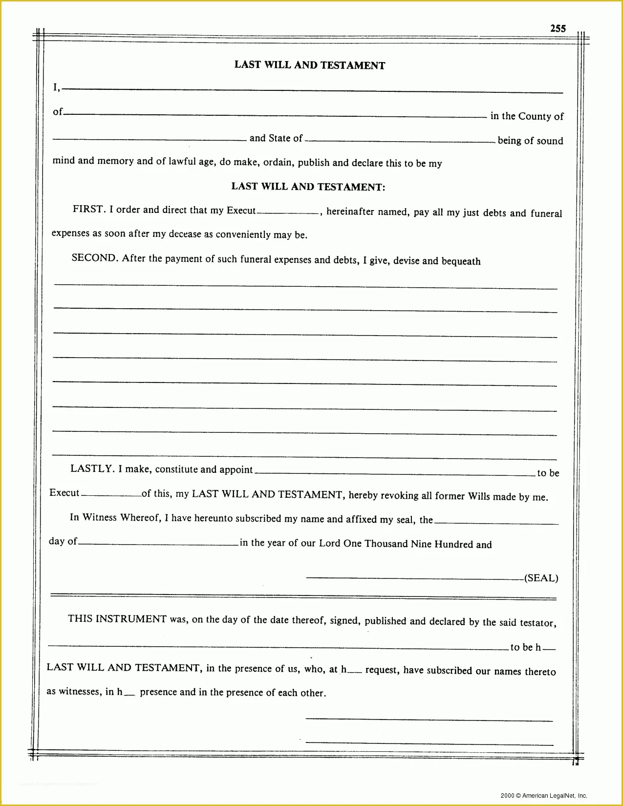 Free Illinois Will Template Of Best S Of Legal Last Will Testament Printable Free