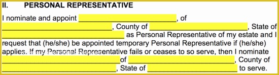 Free Illinois Will Template Of Free Last Will and Testament Templates A “will” Pdf