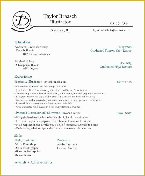 Free Illustrator Resume Templates Of 37 Printable Resume Templates Pdf Doc