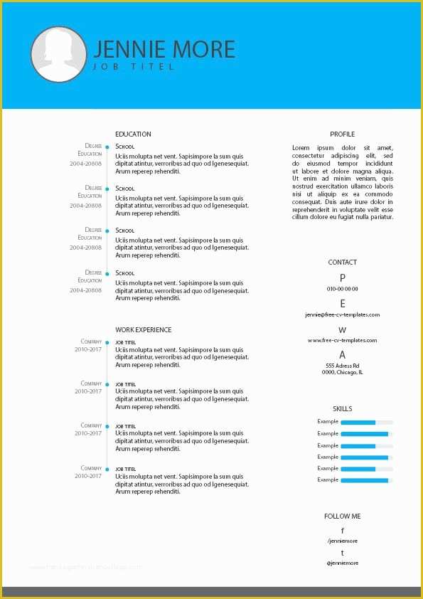 Free Illustrator Resume Templates Of Illustrator Resume Template