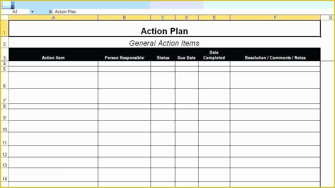 Free Implementation Plan Template Of Action Plan Template Simple Project Implementation Maker