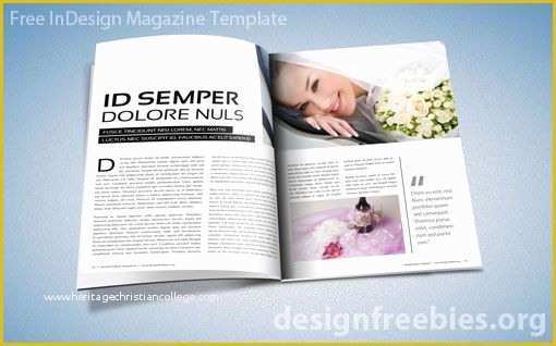 Free Indesign Book Templates Of Indesign Magazine Template Mockup9