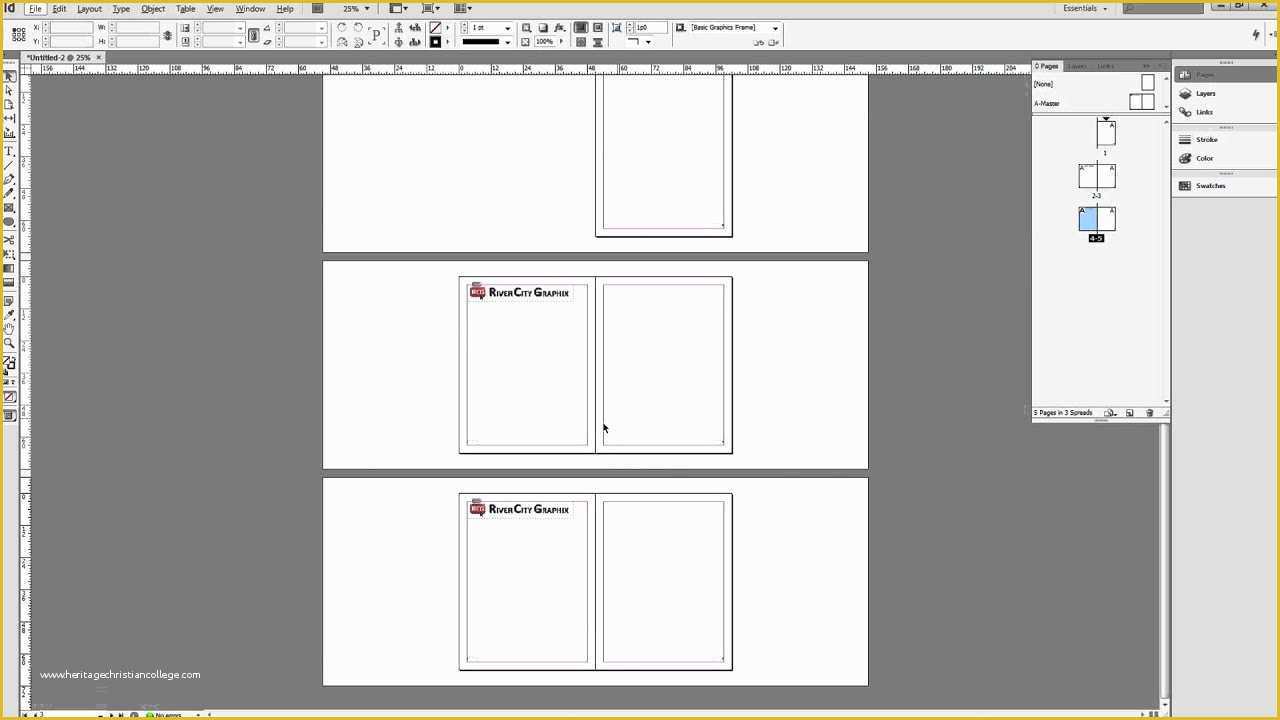 Free Indesign Book Templates Of Indesign Tutorial Using Master Pages to Create Templates