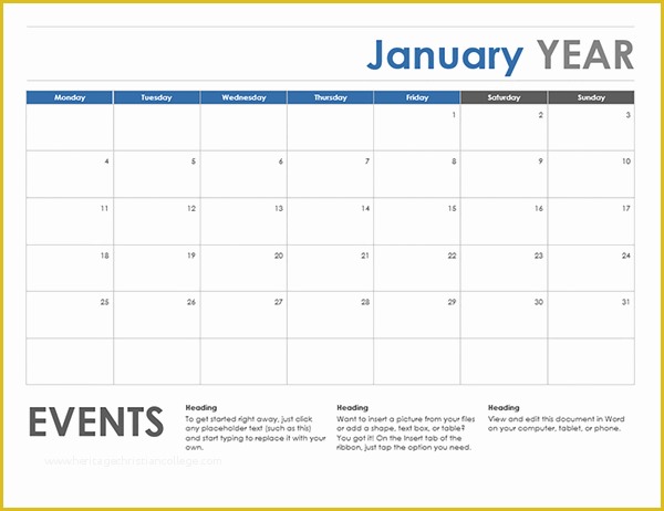 Free Indesign Calendar Template 2018 Of 11×17 Calendar Template Indesign 2018 13 Month Custom