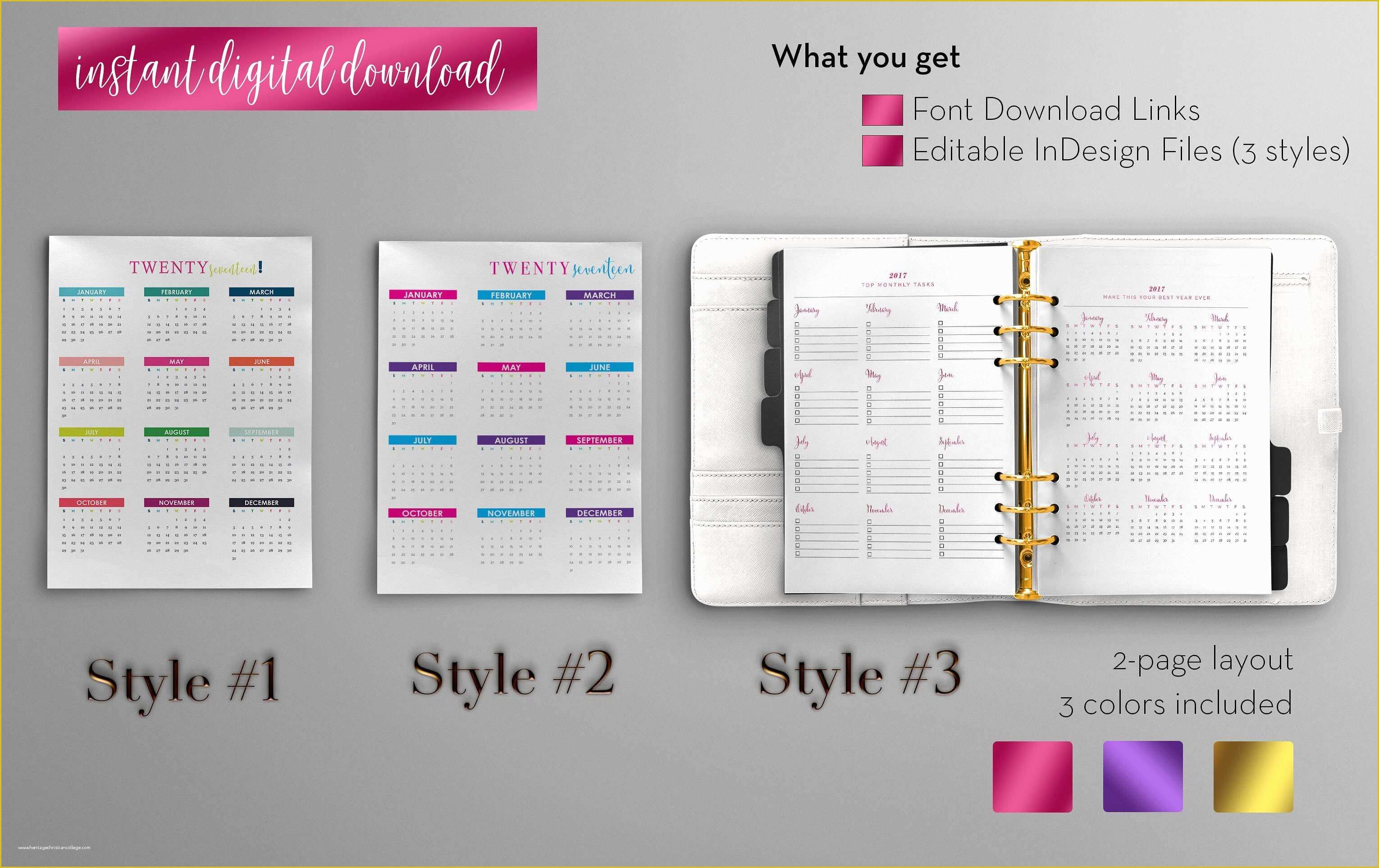 Free Indesign Calendar Template 2018 Of Template Calendar 2018 Indesign Free