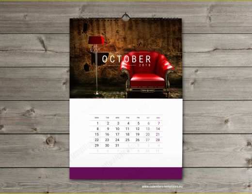 Free Indesign Calendar Template 2018 Of Wall Calendar 2018 Template – Kairo 9terrains Template