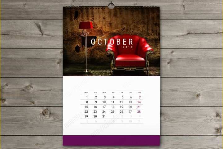 Free Indesign Calendar Template 2018 Of Wall Calendar 2018 Template – Kairo 9terrains Template