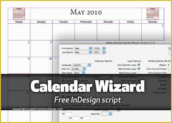 Free Indesign Calendar Template Of Creating Calendars In Adobe Indesign with This Handy