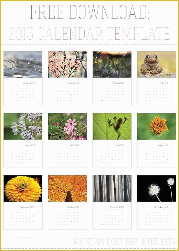 Free Indesign Calendar Template Of Free Download 2013 Indesign Calendar Template