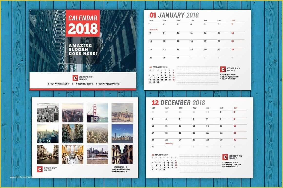 Free Indesign Calendar Template Of Template Calendar 2018 Indesign