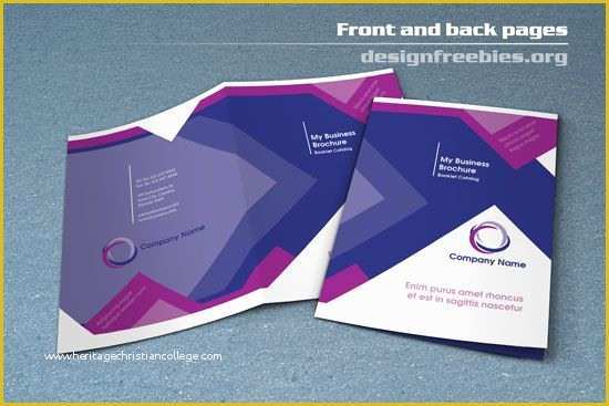 Free Indesign Flyer Templates Of Free Bifold Booklet Flyer Brochure Indesign Template No 1