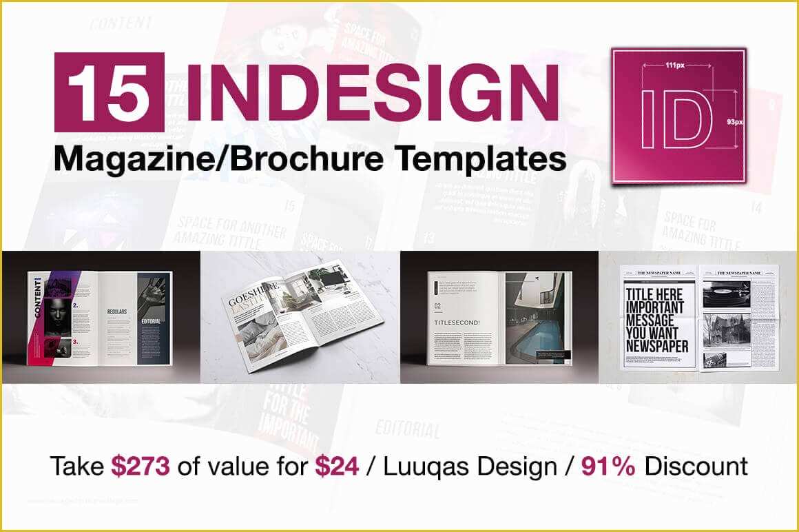 Free Indesign Flyer Templates Of Last Chance 15 Indesign Magazine &amp; Brochure Templates